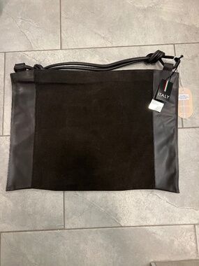 Viola Castellani large bag brown suede and leather